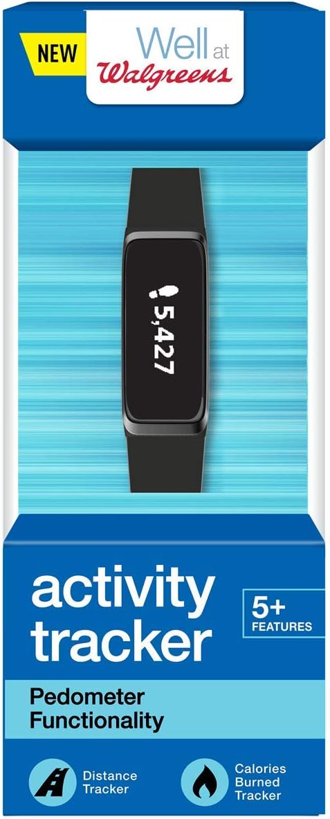 walgreens Activity Tracker 5+ Features Pedometer Functionality