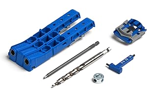 Kreg KPHJ320 Pocket-Hole Jig 320 - Small, Durable Jig for Tight Spaces - Create Perfect, Rock-Solid Joints - Easily Adjustable Drill Guides - For Materials 1/2" to 1 1/2" Thick
