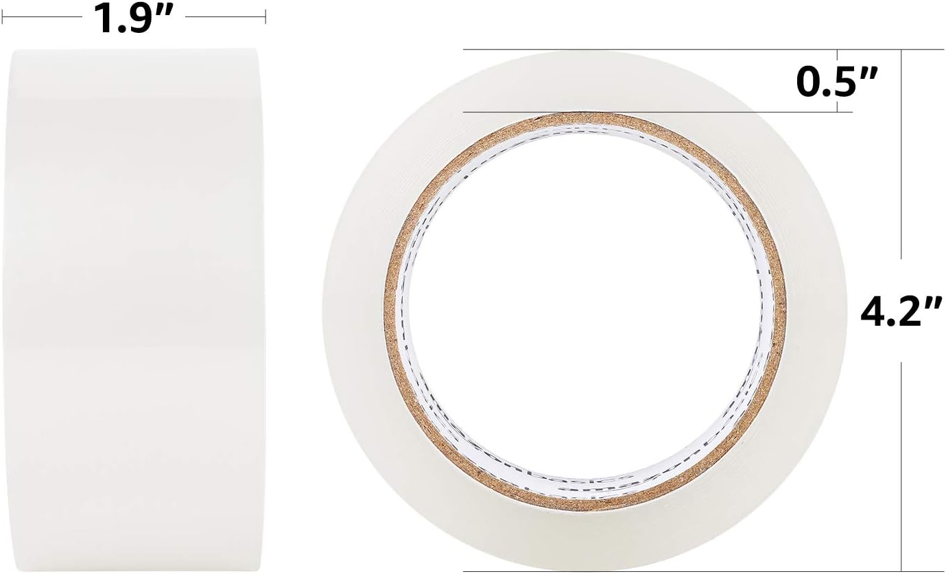 Amazon Basics Packaging Tape for Shipping Moving and Storing, 12-Pack, Translucent, 10.4 cm x 10.4 cm x 4.8 cm - Image 5