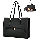 KKXIU Lunch Tote Bag for Women 15.6 Inch Laptop Briefcase Professional Work Purse with Insulated Lunch Compartment Handbags