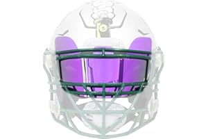 ZAKVOP Clear Football Visor, Football Helmet Visor for Adults&Youth, Eye Shield Visor with Football Visor Clips, Easy Install Football Visors for Helmet Football Protection Gear
