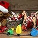 Brizled LED Light Up Christmas Necklace Light Bulbs, 13 LED C9 Party Favors Light Up Necklace, 36” Battery Christmas Lights Funny Necklace Light for Kid Adult, Xmas Gift & Decoration, Colorful, 2 Pack