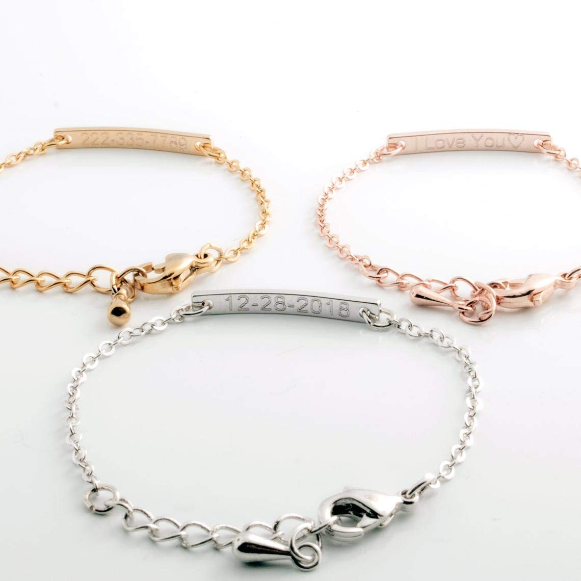 Personalized Baby Name Bracelet Jewelry Gift Custom Baby Bracelets for Infant Girls & Boys, Ideal Christmas Gift for Kids, Elegant Baby Bracelets for Girls 1 Year Old - Perfect Holiday Keepsake
