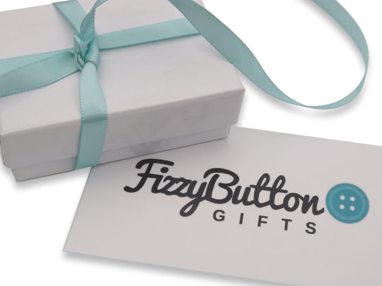 FizzyButton Gifts Bunny Rabbit Keyring Key Ring with Stainless Steel Silhouette Charm and Turquoise Gift Box - Image 3