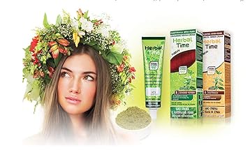Haarfärbecreme mit Henna und Nesselextrakt - Farbe Aubergine 9, ohne Ammoniak, ohne Sulfat, ohne Parabene