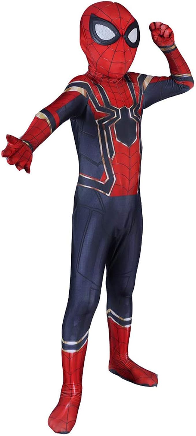 Cosplay Disfraz Avengers Iron Spider-Man - Niños (S Tamaño): Amazon.es: Ropa y accesorios