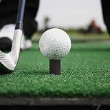 FINGER TEN Golf Rubber Tees 5 Pack Mixed Sizes Driving Range Mats Black view 6
