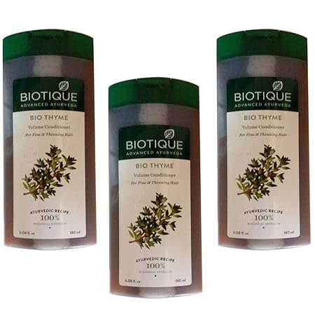 3 BIOTIQUE BIO THYME VOLUME CONDITIONER (180ML)