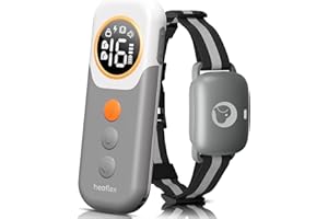Heaflex Electric Dog Training Collar with Remote 1640FT, E-Shock, Security Lock with 3 Safe Training Modes, Rechargeable IP67 Waterproof Collars for Small Medium Large Dogs