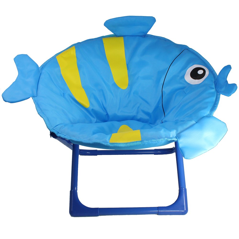 Comfortable Kids and Toddler Saucer Chair Folding Moon