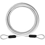 VIVBOO 1/8inch Stainless Steel Security Cable