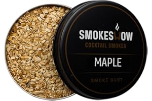 SMOKESHOW COCKTAIL SMOKER Wood Chips for Cocktail Smoker 4 oz tin. Add Flavors to Your Smoked Drinks (Maple)