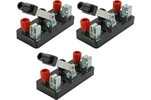 XYRSTOLR 3Pcs Educational Single Pole Knife Switch Single Pole Double Throw Knife Switch Physics Laboratory Equipment Single Pole Double Throw Switch