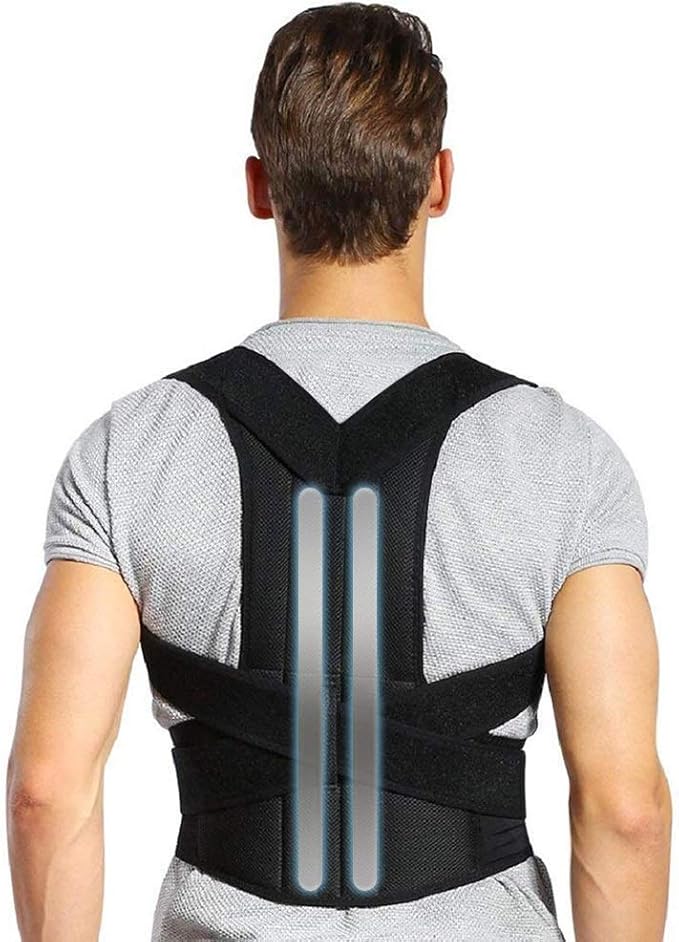 Back Brace Posture Corrector, Shoulder Lumbar Waist Support Belt with