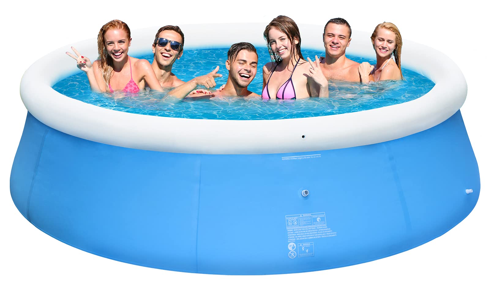 Photo 1 of Above Ground Pool for 6 Adults or 8 Kids, 12ft x 36in Sturdy Swimming Pool for Backyard, Outdoor, Easy Set up