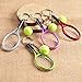 CREATIEE-PRO 15Pcs Mini Tennis Racket Keychain Key Ring Tennis Ball Ring