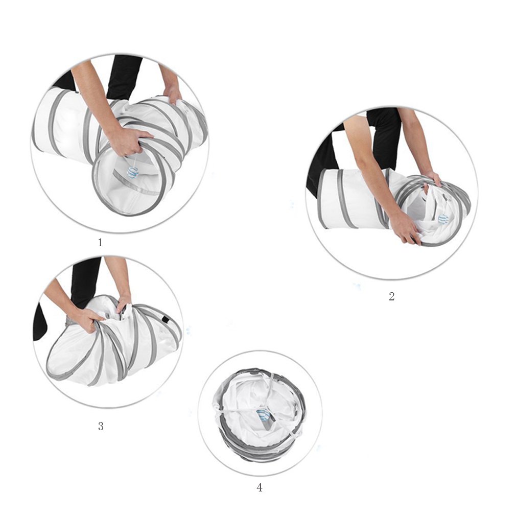 MFEI Cat Play Tunnel, Pet Tunnel 3 Way Crinkle Collapsible Tube Toy Tunnel for Cats Rabbits, Dogs, pets Father\'s Day Gift for His Pet