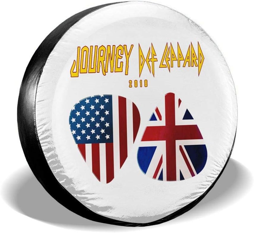 Dlovae Unisex Tire Cover Jeep Trailer RV SUV Tire Cover Waterproof Journey 2018 Leppard