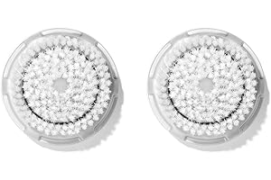 Clarisonic Luxe Cashmere Facial Cleansing Brush Head Replacement | Compatible with Mia 1, Mia 2, Mia Fit, Alpha Fit, Smart Profile Uplift and Alpha Fit X | 2 Pack