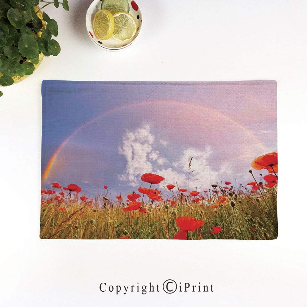 Best poppy placemats for dining table