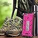 iPhone 6S Plus Case, POETIC Revolution [Premium Rugged] Protective Case with [Landscape Stand Feature] [Shock Absorption & Dust Resistant] for Apple iPhone 6 Plus/iPhone 6S Plus Pink/Gray