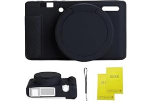 Camera Case for Sony ZV-1,ZV1 Camera Soft Case Cover Rubber Camera Sleeve with Removable Lens Cover,Anti-Scratch Slim Fit Sof