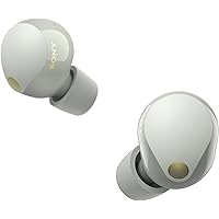 Sony WF-1000XM5 The Best Truly Wireless Bluetooth Noise Cancelling Earbuds Headphones with Alexa Built in, Platinum silver