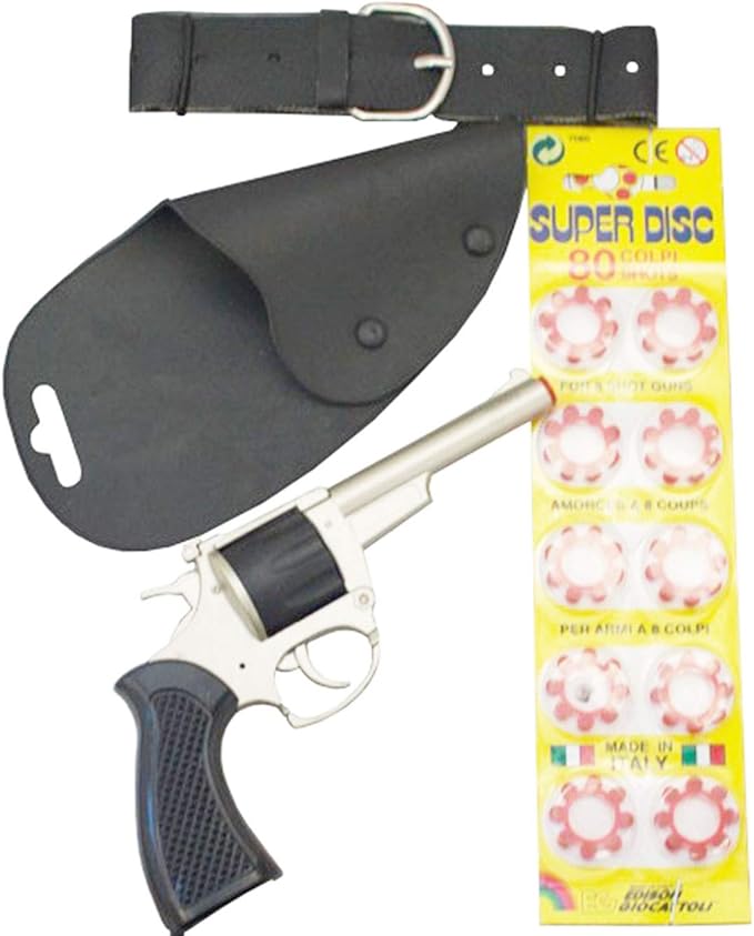 Pistola de petardos con 80 recargas mas complementos: Amazon.es: Juguetes y juegos