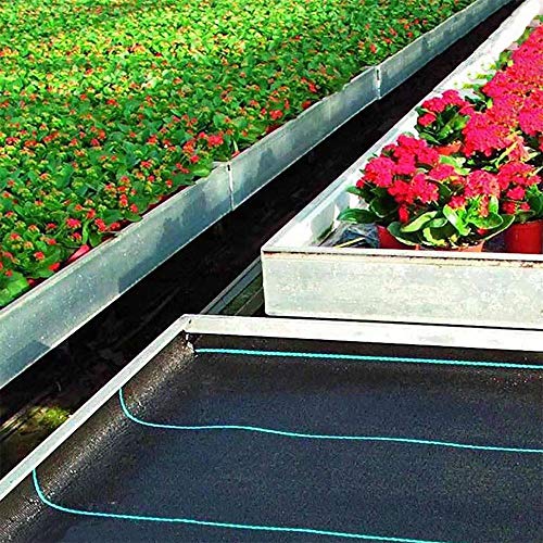 OriginA Garden Landscape Fabric Pro Commercial Weed Barrier Heavy Duty Driveway Gardening Mat Polypropylene Ground Cover Flower Vegetable Raised Beds Lawn Yard Landscaping Cloth Black, 6.5x100ft