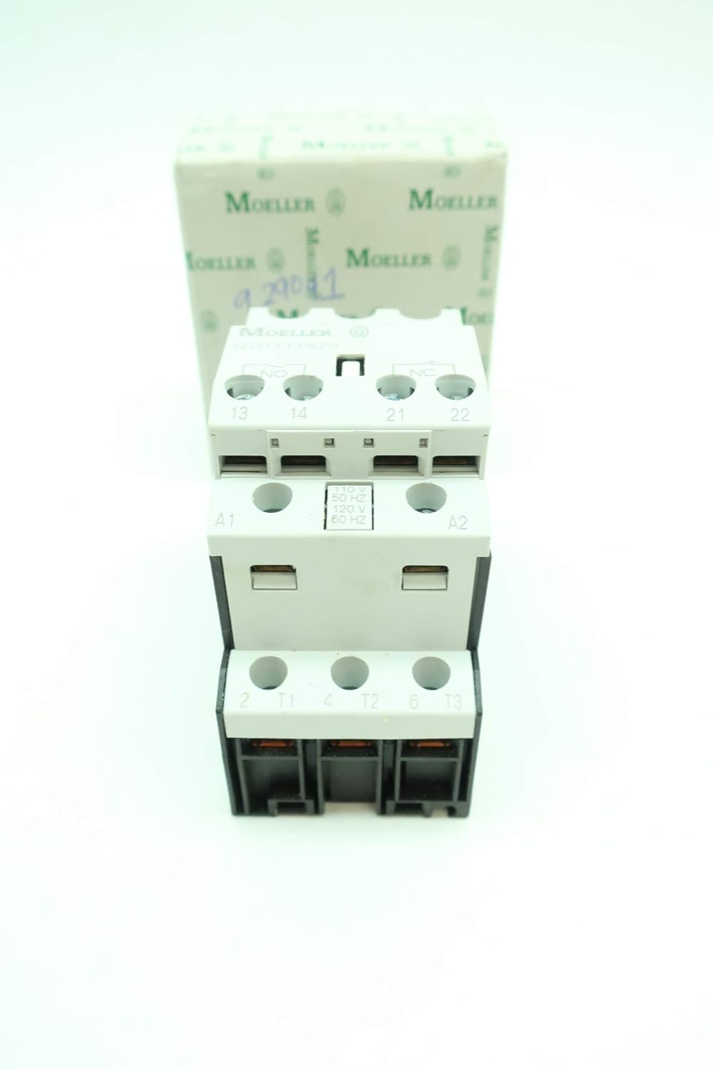 MOELLER SE00-11-PKZO AC CONTACTOR 120V-AC 11A AMP 7-1/2HP D642993 ...