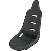 Pro High Back Race Seat Black | 32.250 in. H x 21 in. W x 20 in. D, 17 Degree Back Angle, 13 lbs, Black Polyethylene, Seat Only