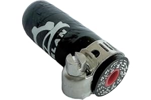 Bekelan 1/4 Inch (6.5mm) ID Black High Temperature 4-ply Reinforced Silicone Hose Cap With Clamp,For Turbo Bypass Valve/Vacuum/Throttle Body Water Port/Heater Core/Fix Leak