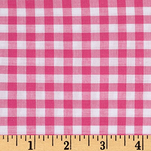 Richland Textiles Richcheck 60in Gingham Check 1/4in Fuchsia Fabric By The Yard