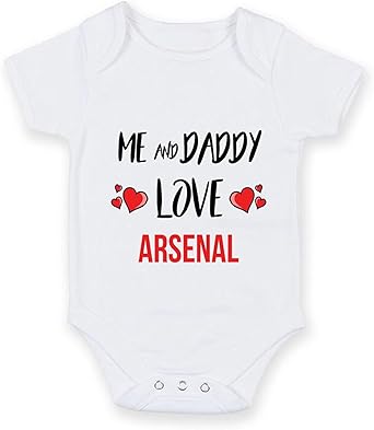 arsenal baby onesie