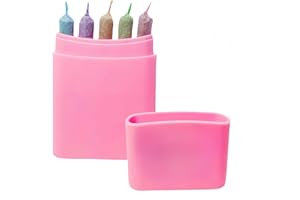 GOMMO 5-Hole King Size Pre Rolled Cones Holder Case Classic Pink Pre Rolled Cone Storage Box for Smell Proof Odor Sealing