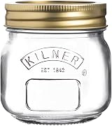 Kilner Preserve Jar 0.25L Round Glass Screw Top Lid 250ml