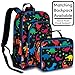 LONECONE Kids' Insulated Lunch Box - Cute Patterns for Boys and Girls, Fossil Fuel, Standard with Buckle