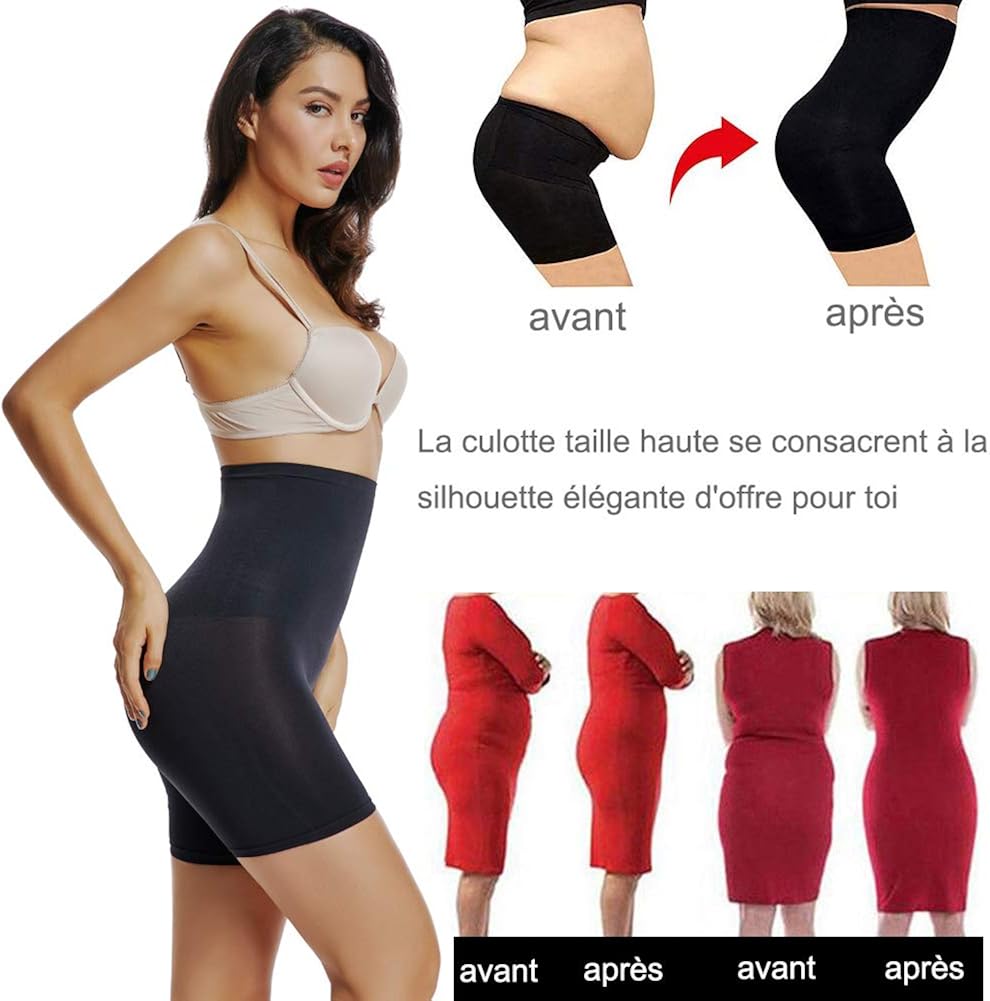 Joyshaper Culotte Femme Sculptante Gaine Amincissante Ventre Plat Invisible Sous Vetements Panty Taille Haute