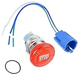 EPLZON Emergency Stop Button Switch 22mm Mounting