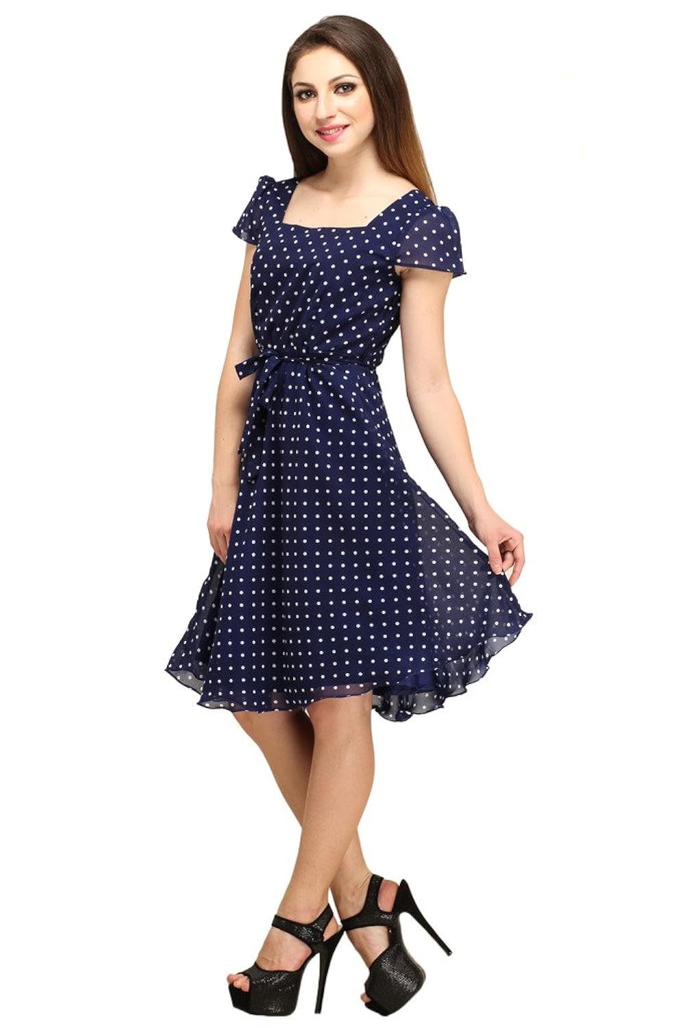 colorfuel women's georgette dress