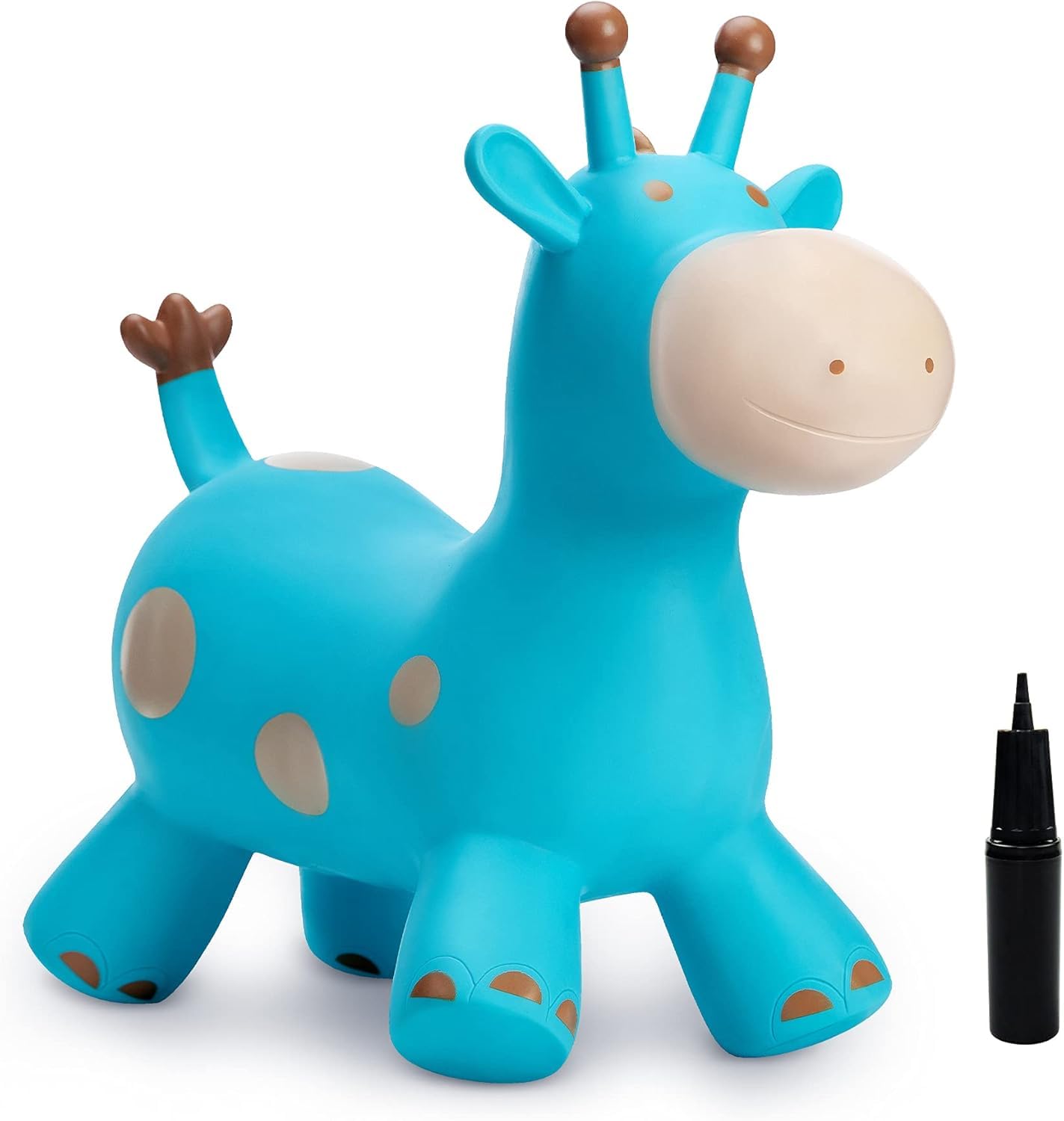 U&C Planet Animal Hopper for Kids, Toddler Ride-on Giraffe, Bouncy Horse Hopper, Jumping Horse, Inflatable Hopper Bouncy,Hopping Toys Gift for Boys Girls