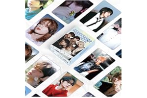 BAOSAI 55PCS Photocards Laser Lomo Cards Laser Photocards New Album Photo Cards for Fan Collect