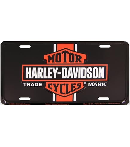 Amazon.com: Harley Davidson Logo License Plate - #1846 By Chroma
