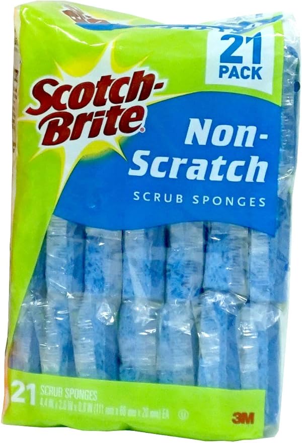 Scotch Brite Non Scratch Scrub sponges 21 Pack