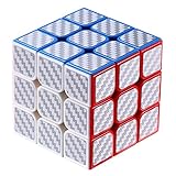 Dreampark 3x3 Speed Cube, Carbon Fiber Sticker 3x3x3 Magic Cube Puzzles