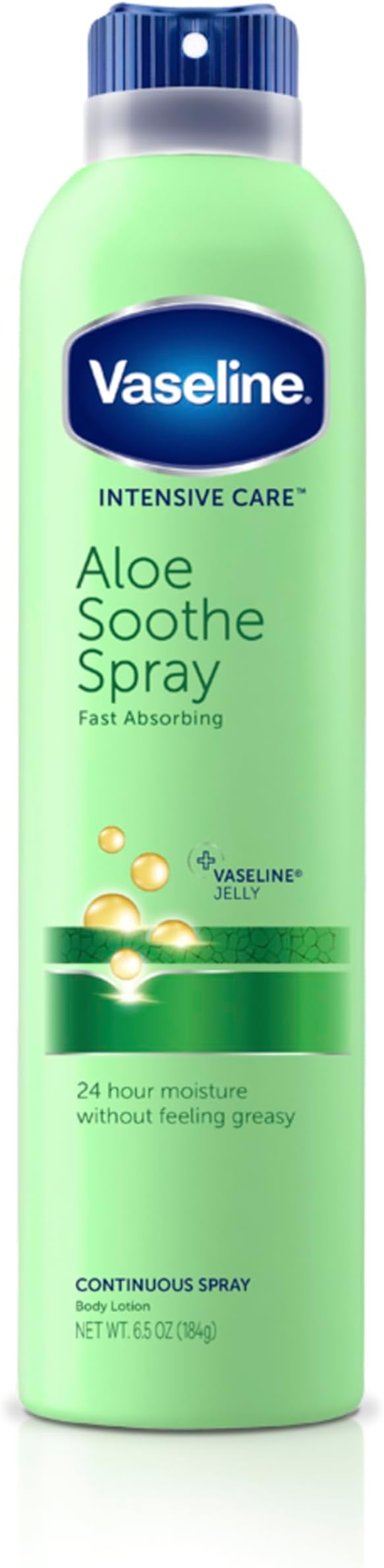 Vaseline Intensive Care Aloe Soothe Spray Moisturiser 190ml Dry Skin Aloe Vera