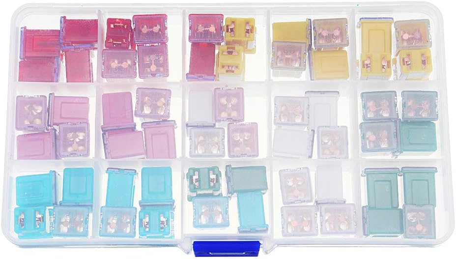 FeLiCia 60Pcs Japanese 20/25/30/40/50/60A Pal Female Fuse Box For Nissan Mazda