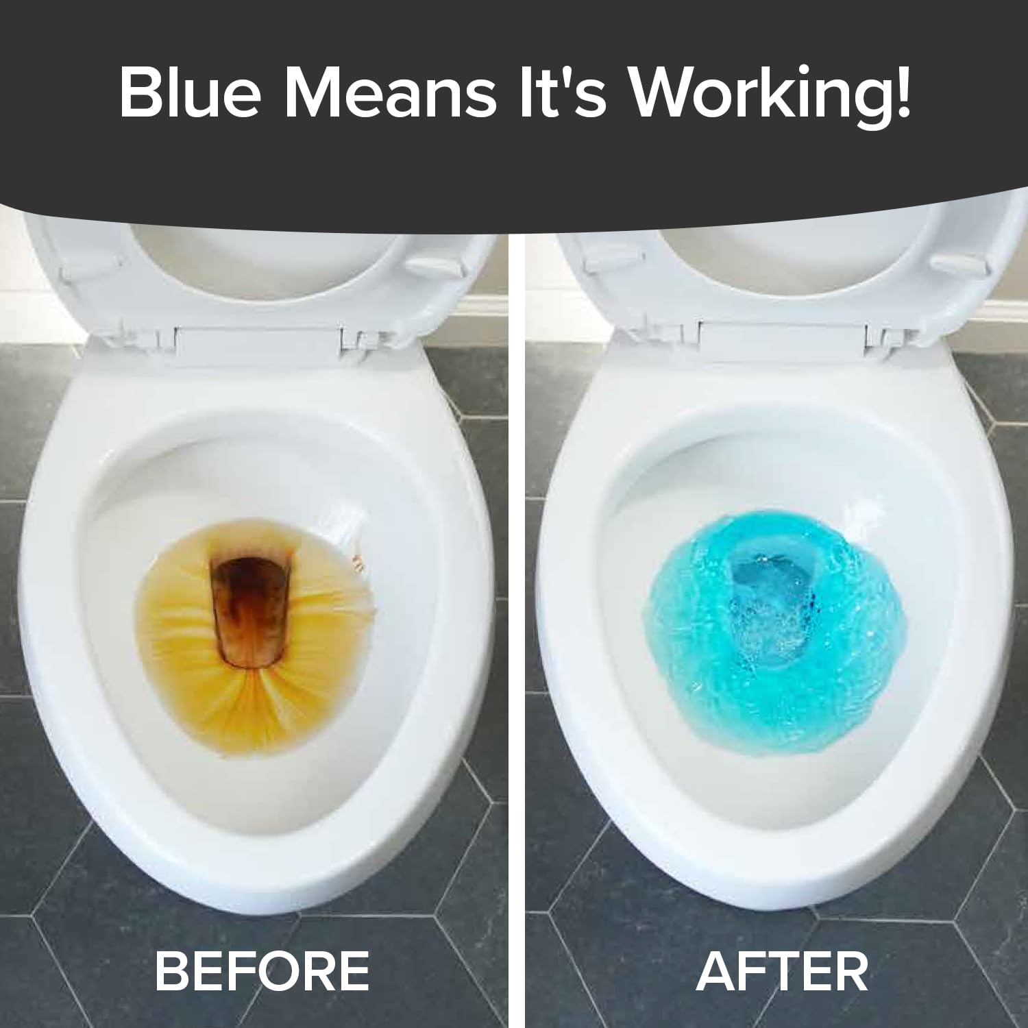 Mer-Maid Automatic Toilet Bowl Cleaner, AS-SEEN-ON-TV, Cleans, Freshens & Deodorizes with Every Flush for up to 3 Months, Ultra-Strength Concentrated Formula, Easy Solution, Just Drop It in Your Tank