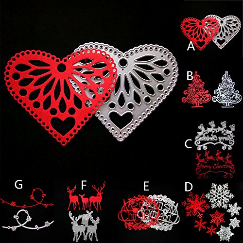 Transer Metal Die Cutting Dies Stencil For DIY Scrapbooking Album Paper Card Decor Craft (C)