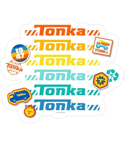 Toinks Sticker Tonka Truck Ford Vintage Tonka Truck Logo Sticker - 1962 To 1963 Oval ...